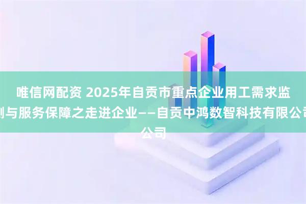 唯信网配资 2025年自贡市重点企业用工需求监测与服务保障之走进企业——自贡中鸿数智科技有限公司